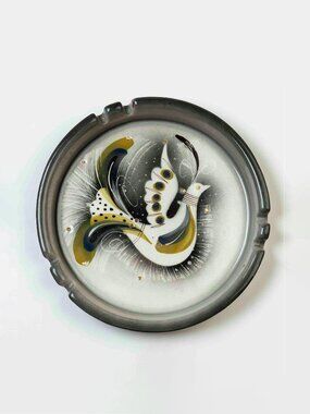 Sascha Brastoff Mid-Century Signed Bird Ashtray Bowl